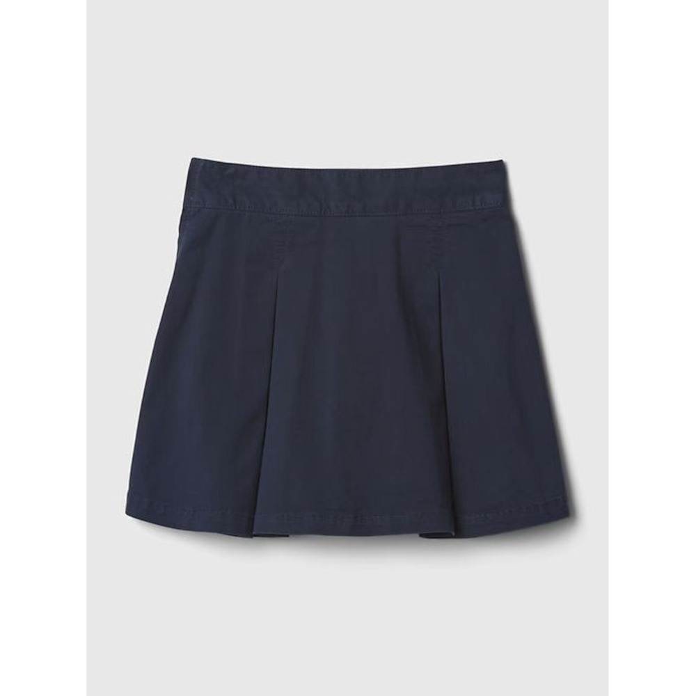 GAP Kids Girl's Uniform Pleated Khaki Skort - True Indigo - Size 5 Slim  #886952